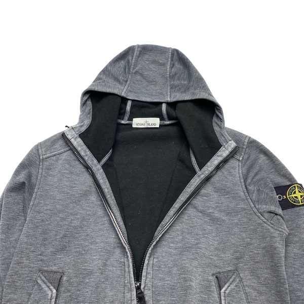Stone Island Grey Fleece Lined Soft Shell R Jacket