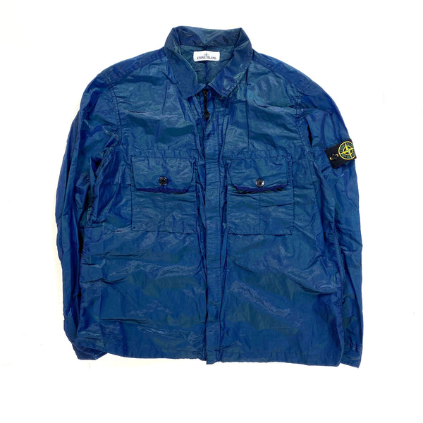 Stone Island 2017 Blue & Green Weft Overshirt