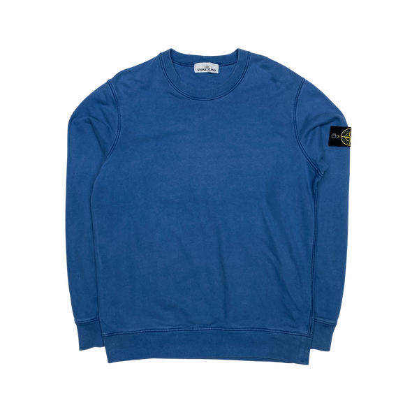 Stone Island 2020 Blue Crewneck Sweatshirt