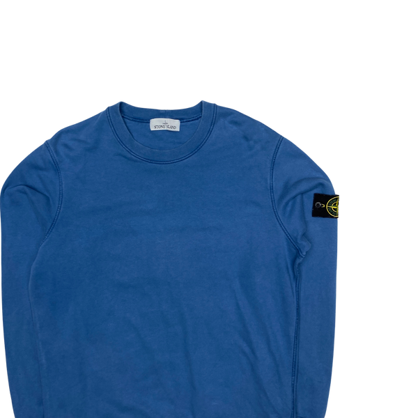 Stone Island 2020 Blue Crewneck Sweatshirt