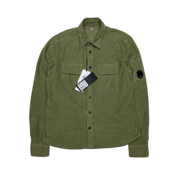 CP Company Olive Green Corduroy Short