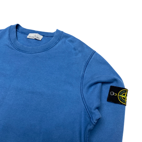Stone Island 2020 Blue Crewneck Sweatshirt