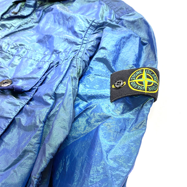 Stone Island 2017 Blue & Green Weft Overshirt
