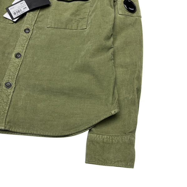 CP Company Olive Green Corduroy Short