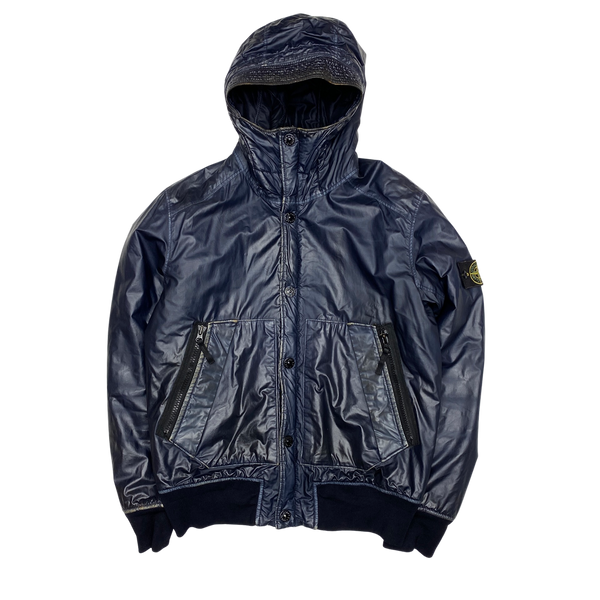 Stone Island Navy 2012 Mussola Gommata Padded Jacket