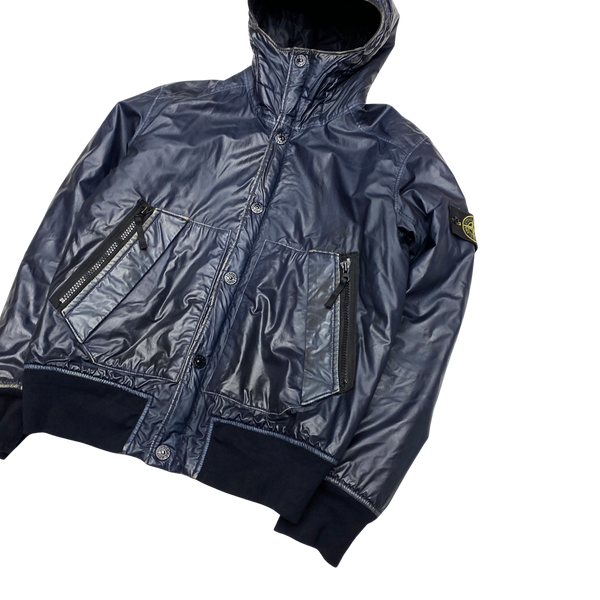 Stone Island Navy 2012 Mussola Gommata Padded Jacket
