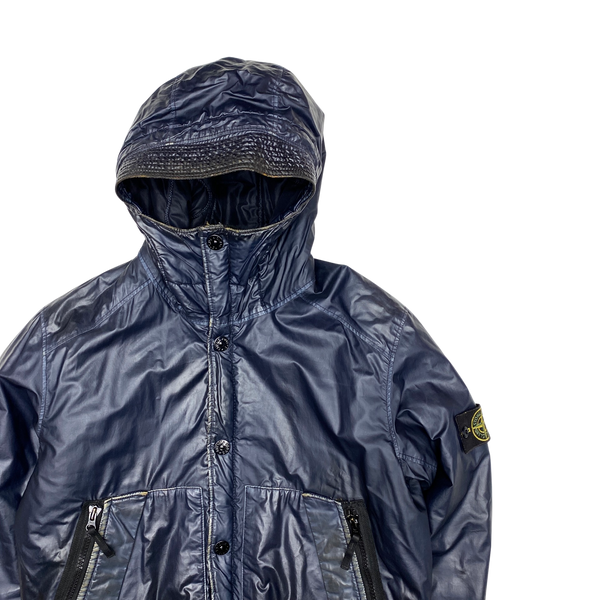 Stone Island Navy 2012 Mussola Gommata Padded Jacket