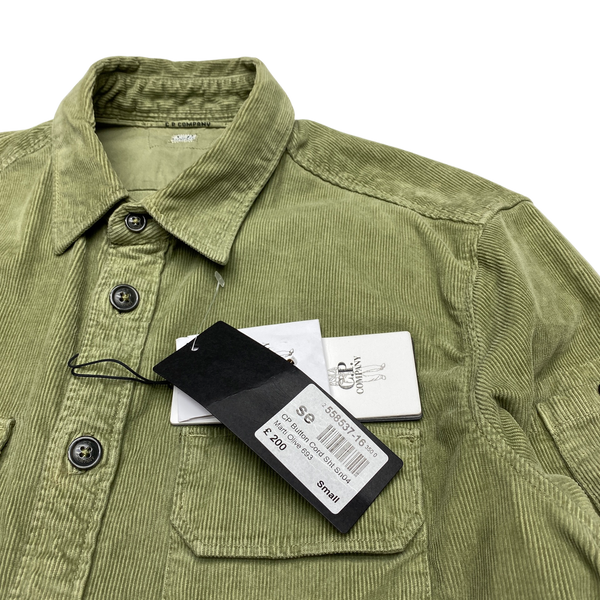 CP Company Olive Green Corduroy Short