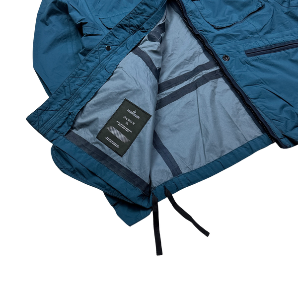 Stone Island Blue Shadow Project Pulver-R-3L Waterproof Jacket - Large