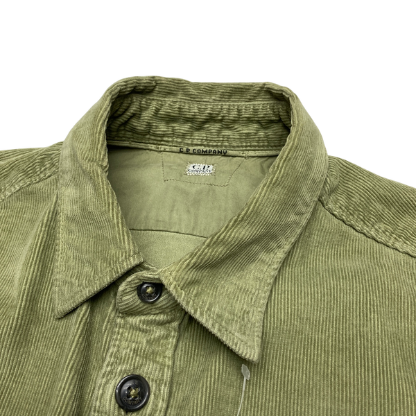 CP Company Olive Green Corduroy Short