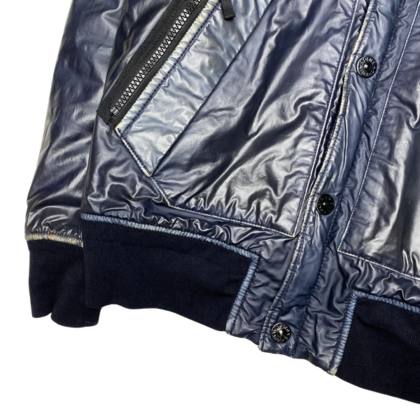 Stone Island Navy 2012 Mussola Gommata Padded Jacket