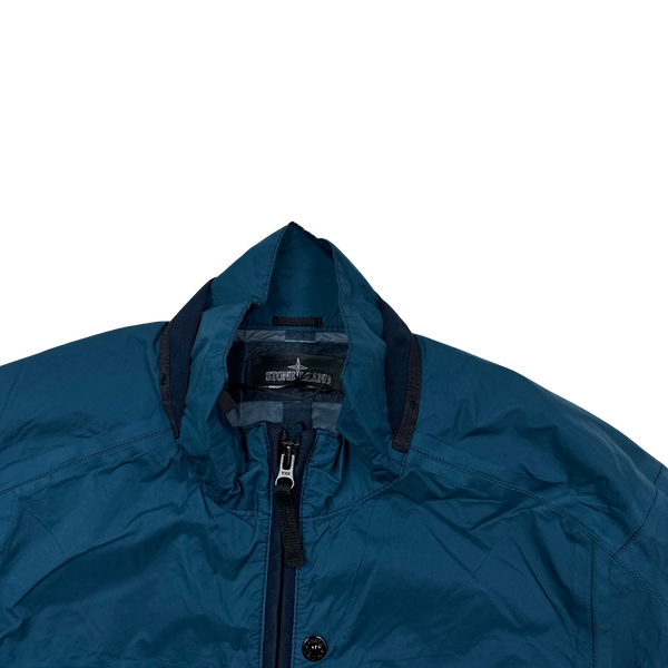 Stone Island Blue Shadow Project Pulver-R-3L Waterproof Jacket - Large