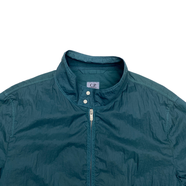 CP Company Turquoise Hyperlight Nylon Watchviewer Jacket