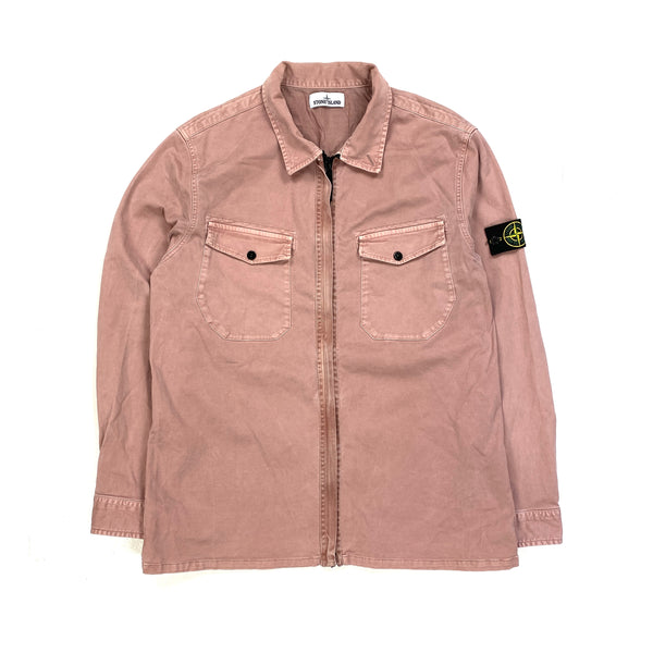 Stone Island 2016 Dusty Pink Thick Cotton Overshirt