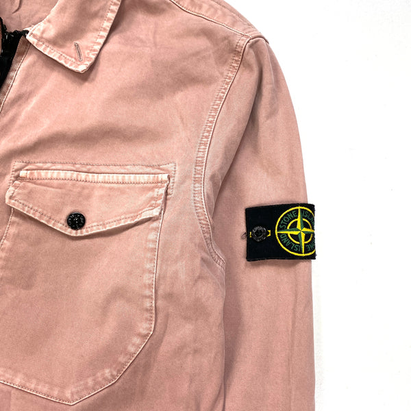 Stone Island 2016 Dusty Pink Thick Cotton Overshirt