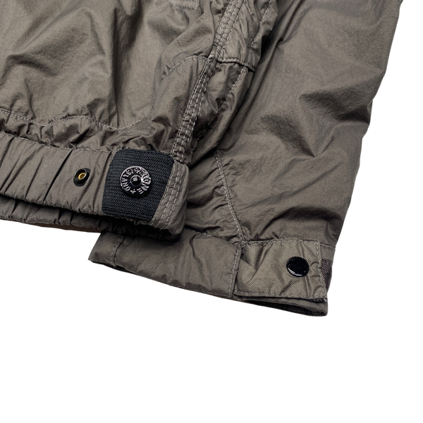 Stone Island 2011 Brown Membrana TC Hooded Rain Jacket