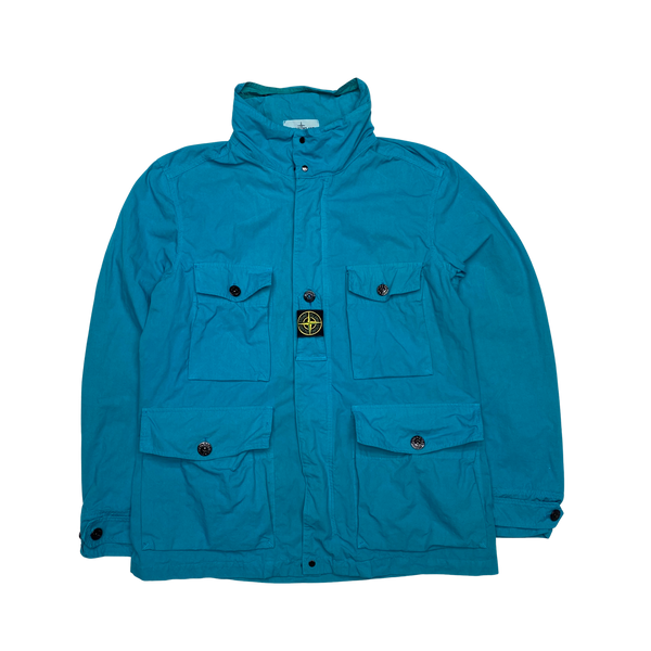 Stone Island 2020 Blue Cotton Cordura Field Jacket