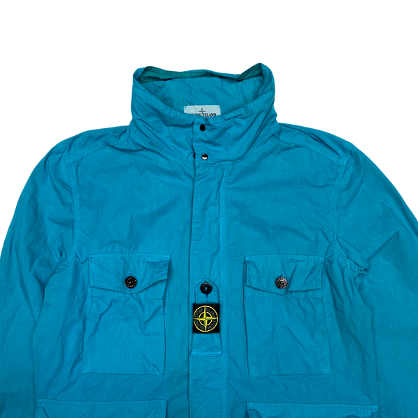 Stone Island 2020 Blue Cotton Cordura Field Jacket