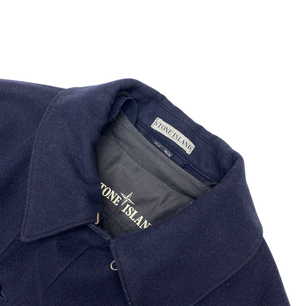 Stone Island 1998 Navy Wool Duffle Jacket