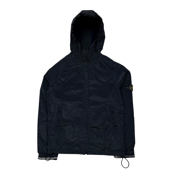 Stone Island 2005 Nylon Shimmer Hooded Jacket - Large