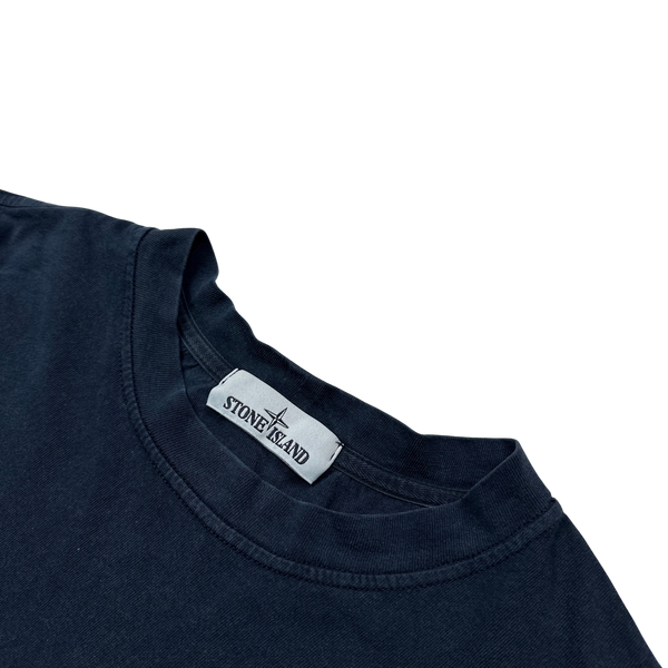 Stone Island 2017 Navy Longsleeve Cotton Top - XL