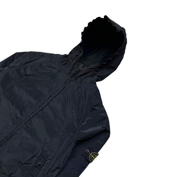 Stone Island 2005 Nylon Shimmer Hooded Jacket - Large