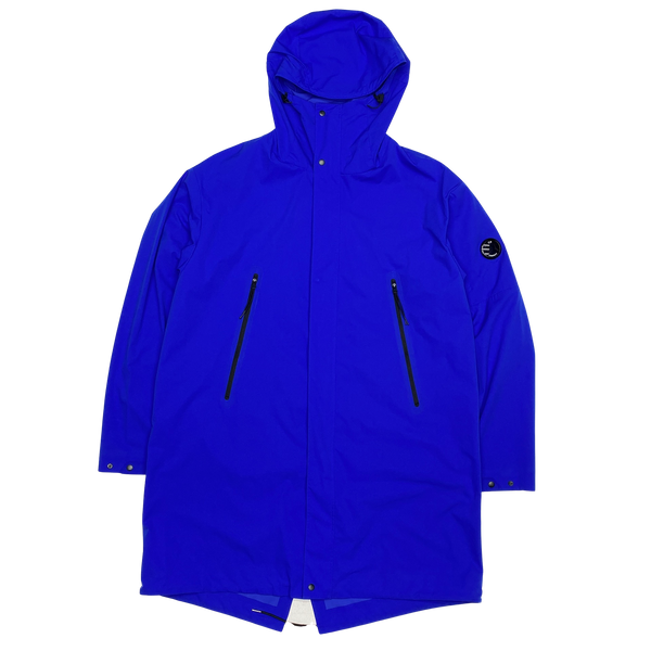 CP Company Blue Pro Tek Fishtail Parka Jacket