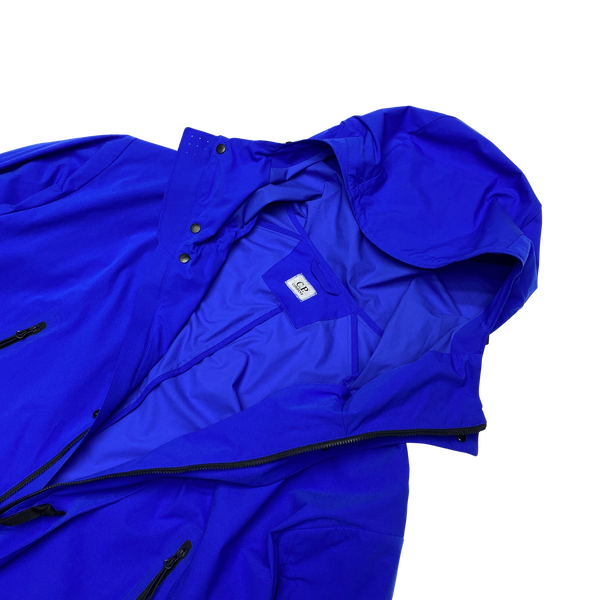 CP Company Blue Pro Tek Fishtail Parka Jacket