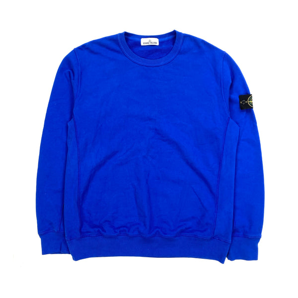 Stone Island Royal Blue Crewneck Sweatshirt
