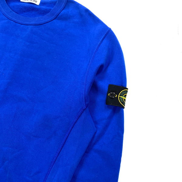 Stone Island Royal Blue Crewneck Sweatshirt