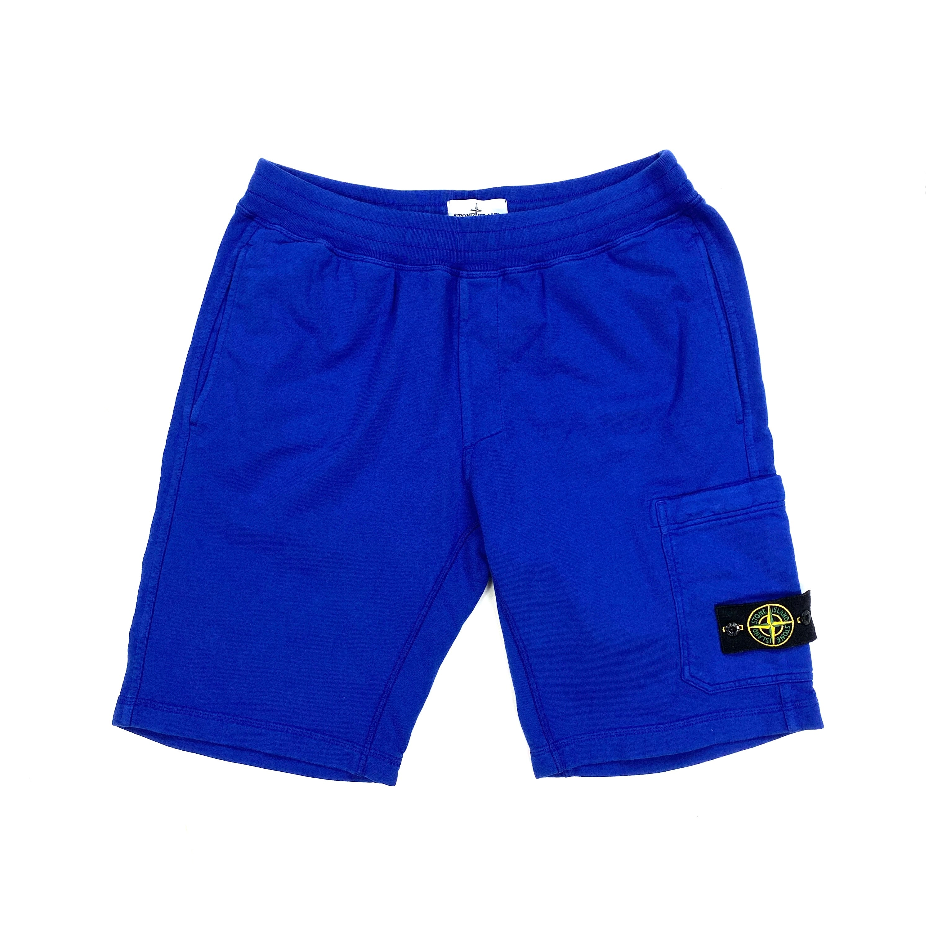Blue stone island shorts hot sale