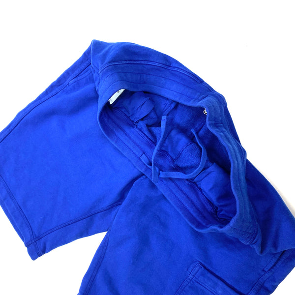 Stone Island Royal Blue Cotton Shorts