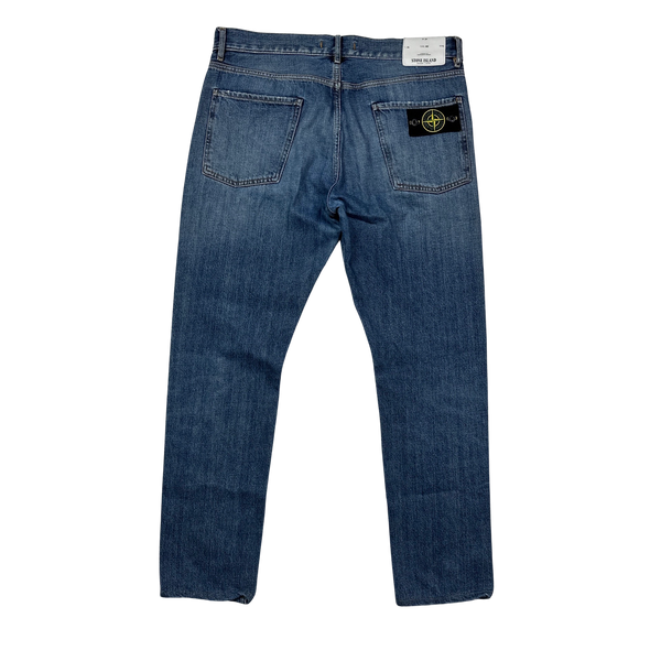Stone Island 2010 Regular Fit Light Wash Jeans - 34"
