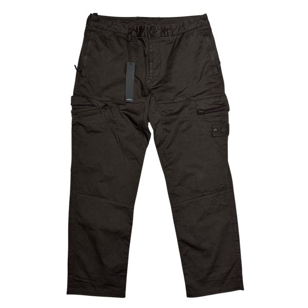 Stone Island Brown Ghost Regular Fit Cargo Trousers