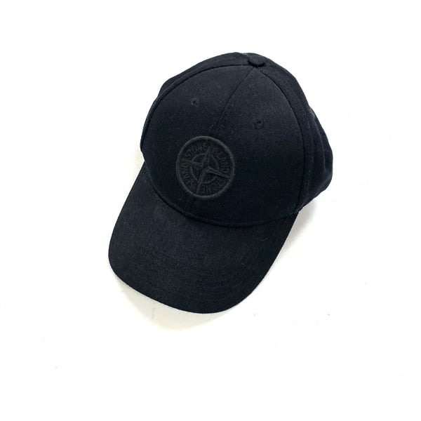 Stone Island Navy Cotton Cap