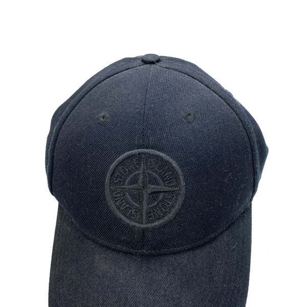 Stone Island Navy Cotton Cap