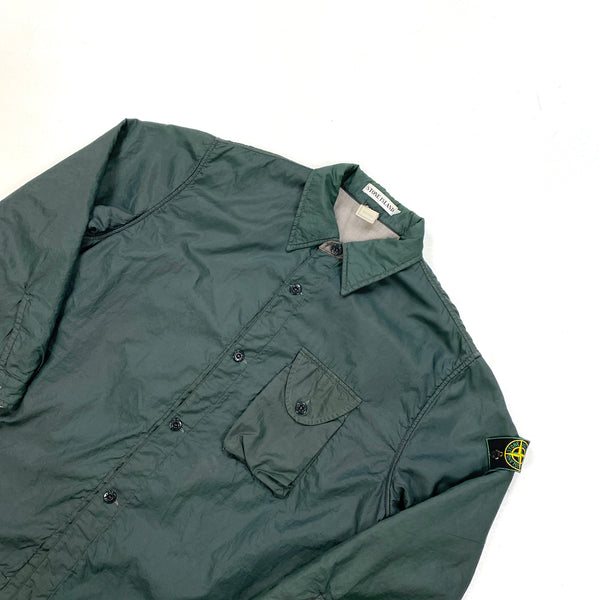 Stone Island Green Vintage Nylon Overshirt