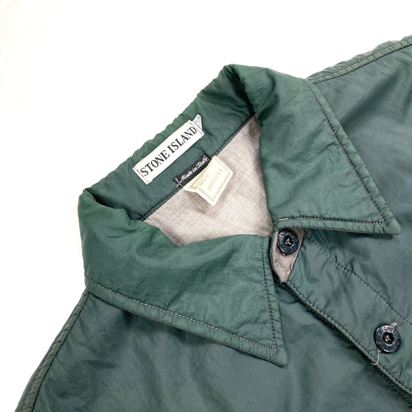 Stone Island Green Vintage Nylon Overshirt