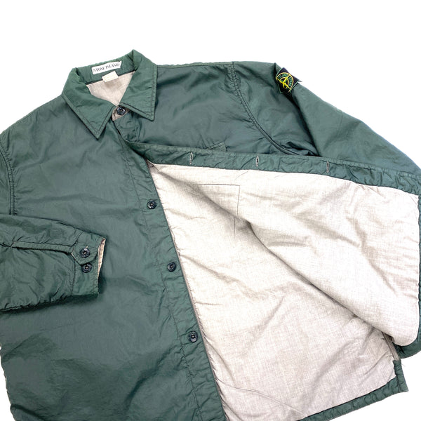 Stone Island Green Vintage Nylon Overshirt