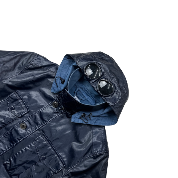 CP Company Rare Cotton Lined Rubber Goggle Jacket - XXL