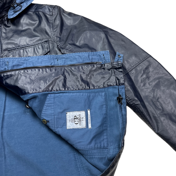 CP Company Rare Cotton Lined Rubber Goggle Jacket - XXL
