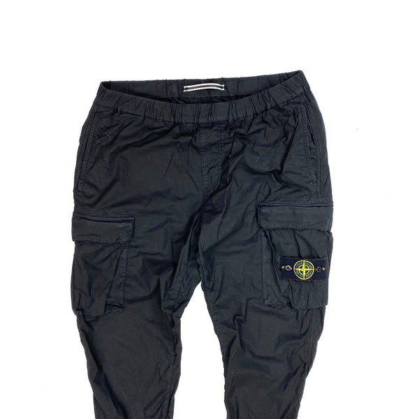 Stone Island Parachute Cotton Tapered Cargo Trousers