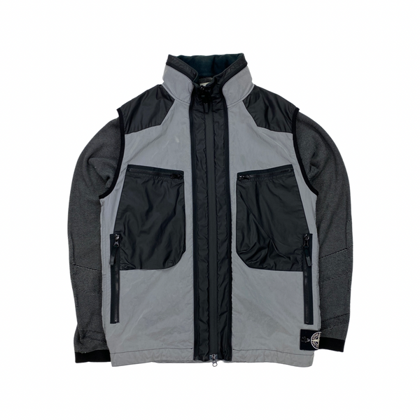 Stone Island Garment Dyed Plated Reflective 3 in 1 Jacket