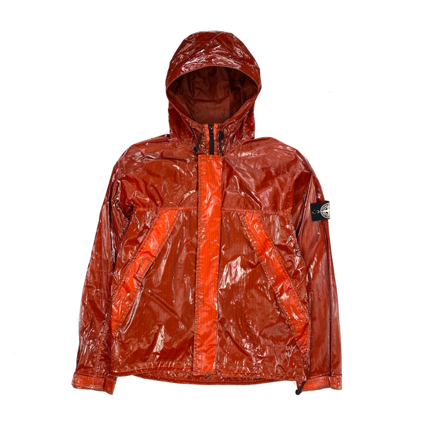Stone Island Red Prismatica Hooded Jacket