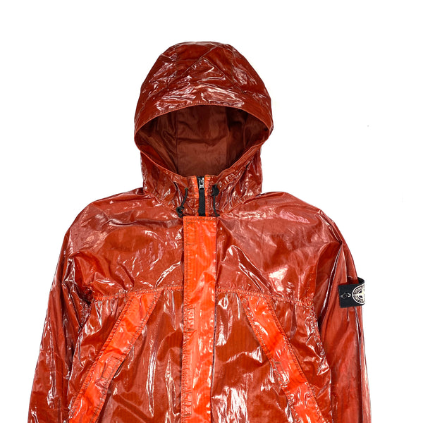 Stone Island Red Prismatica Hooded Jacket