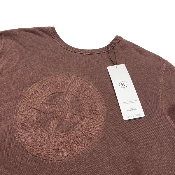 Stone Island Brown Reversible Double Front Sweatshirt