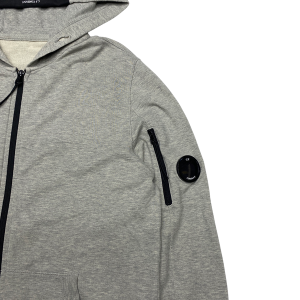 CP Company Light Grey Lens Viewer Hoodie