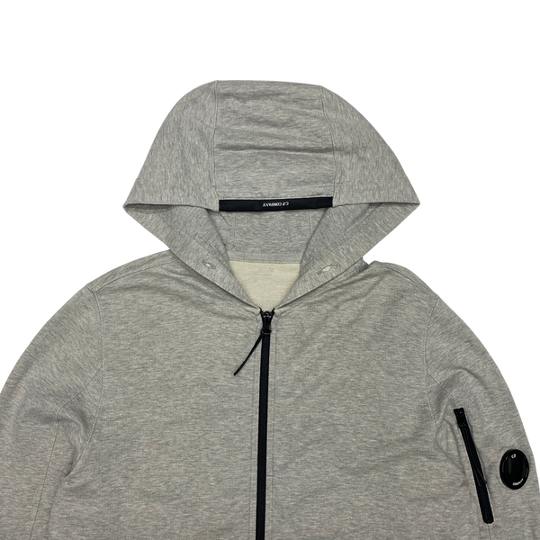 CP Company Light Grey Lens Viewer Hoodie
