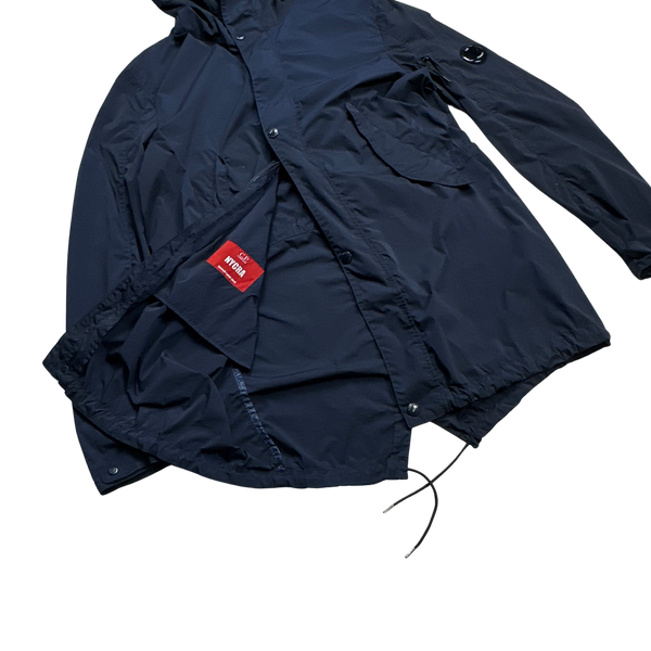 CP Company Navy Nycra Fishtail Parka Jacket - XL