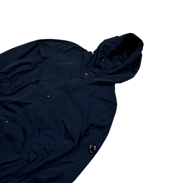 CP Company Navy Nycra Fishtail Parka Jacket - XL